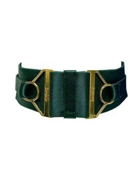 NWT Bordelle Kora Collar — Eden Green + 24K Gold | Rare & Discontinued